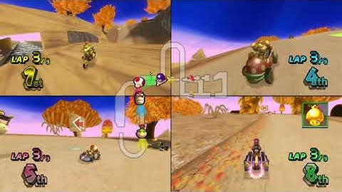 Mario Kart Wii Custom Tracks ✦ 4 Players #195