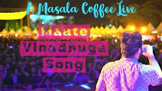 Miniatura de vídeo de "Maate vinadhuga song live by Masala Coffee at Kerala Cake Show"