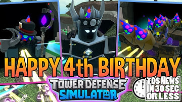 HAPPY 4th BIRTHDAY TDS!!! (TDS News in 30 seconds or less)
