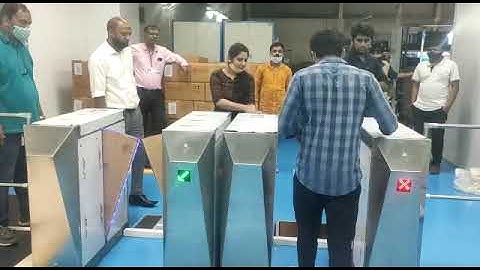 Flap Barrier with ESD and Access Control