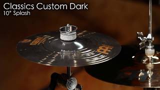 Meinl Cymbals CC10DAS Classics Custom 10" Dark Splash Cymbal