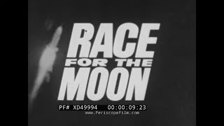 “ RACE FOR THE MOON ” 1965 NASA APOLLO PROGRAM  SPACE RACE DOCUMENTARY TV SPECIAL XD49994
