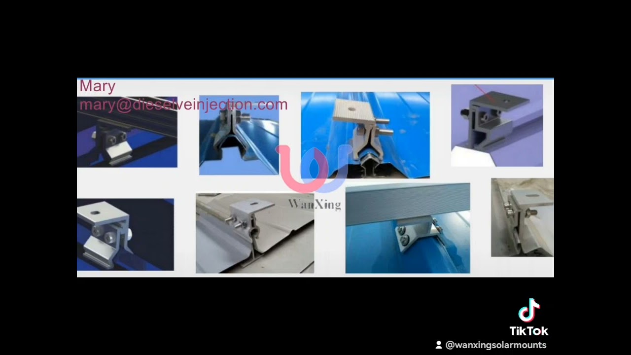 Solar roof clamps    mary@dieselveinjection com  Whatsapp  +8615985881881