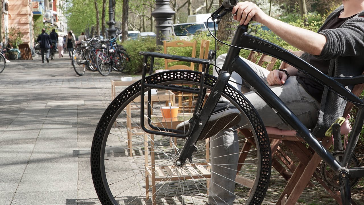 WorldFirst 3D Printed Airless Bicycle Tire YouTube