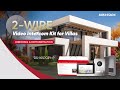 2-wire Video Intercom Kit for Villas DS-KIS703Y-P