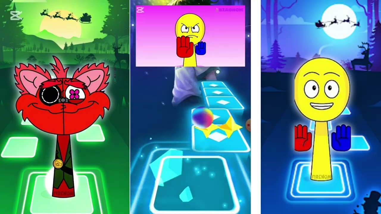 Sprunki OC Giblet from Poppy Playtime5 vs Bindle Boogie Wrongside Outimals vs The Player x Coffin Da