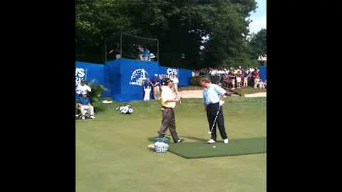 Peter Jacobsen's Arnold Palmer impression