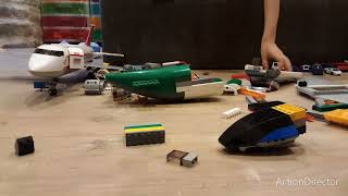 stupidly destroying my lego planes 10 mounth ago