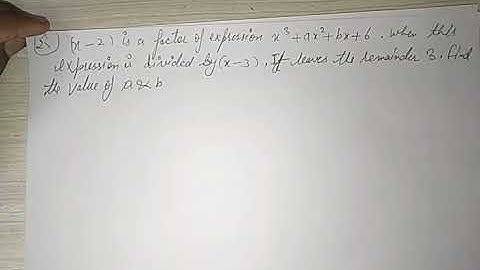 FACTORISATION ICSE CLASS X Q25