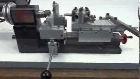 Bed Turret with ER-16 Collet on Lathe Spindle