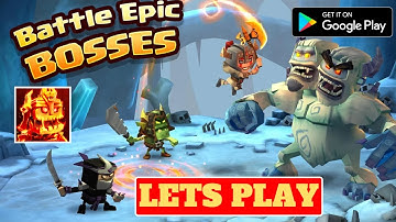 Lets Play Dungeon Boss Heroes Fantasy Strategy RPG, Android Gameplay, Begginer Tips and walktrough