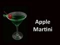 Apple Martini Cocktail Drink Video