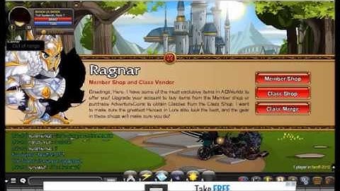 AQW-Onclax V3 private server:How to get Love caster class!