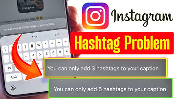 Instagram You can only add 3 hashtags to your caption | Instagram hashtags problem
