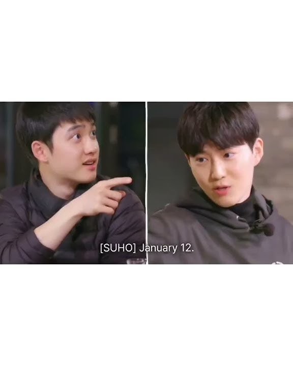 SUHO telling member's b'days correctly #suho #xiumin #kyungsoo #kai #sehun #shorts #youtubeshorts