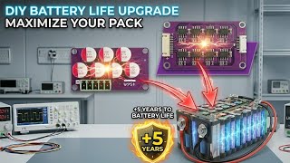 Upgrade Your Battery with Active Balancers: Add  5 Years to Your LiFePO4 Pack | 4S6A 12V 40Ah🔋