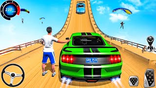 Muscle Car Stunts Racing Simulator - Mega Stunt Ramp Simulator - Android Gameplay screenshot 1