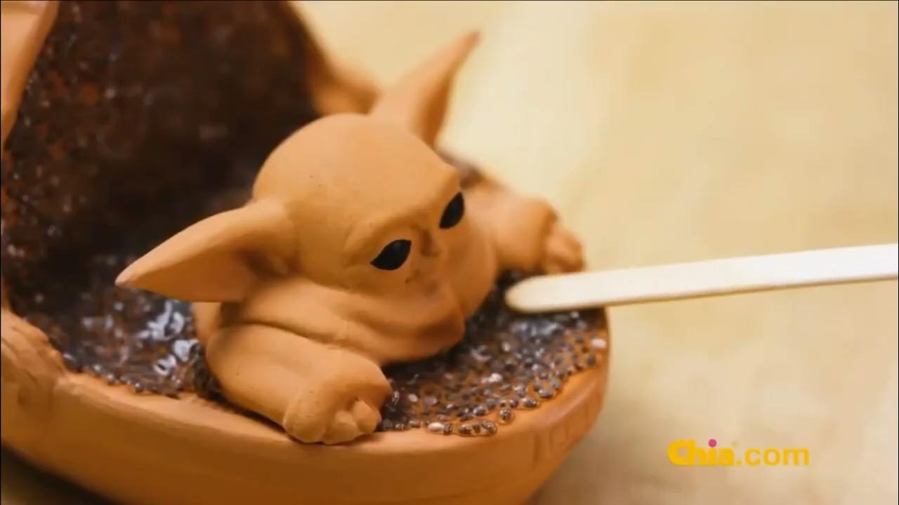bioreconstruct on X: Baby Yoda or The Child Chia Pet. Seen here as a game  prize on Jimmy Kimmel Live show. Available online; currently $20 at .   / X