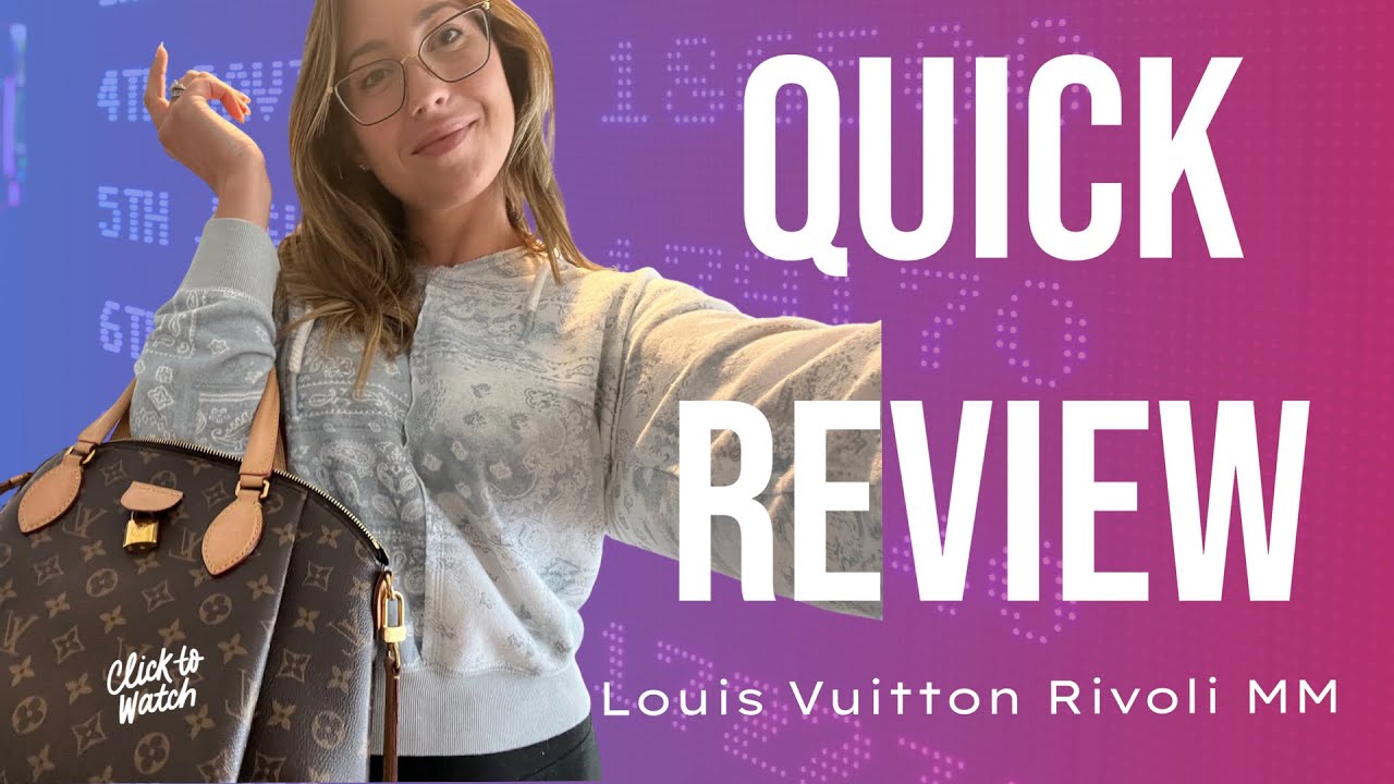 Louis Vuitton Rivoli MM Monogram- Quick Review, Try on, Price