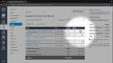 Grades   Canvas Tutorial Video Series