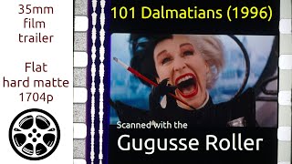 101 Dalmatians (1996) 35mm film trailer, flat hard matte, 1704p