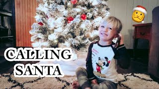 CALLING SANTA CLAUSE AND HE ANSWERED  | VLOGMAS DAY 6