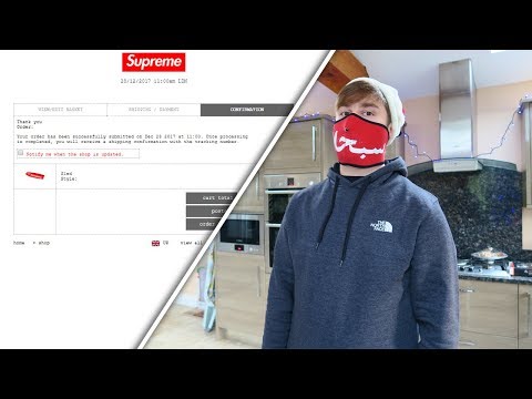 vores Rykke Machu Picchu Supreme Sled Cop Final FW17 Week (19) And Arabic Facemask Unboxing - YouTube