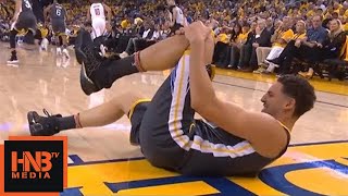 Klay Thompson Injury / GS Warriors vs Rockets Game 4