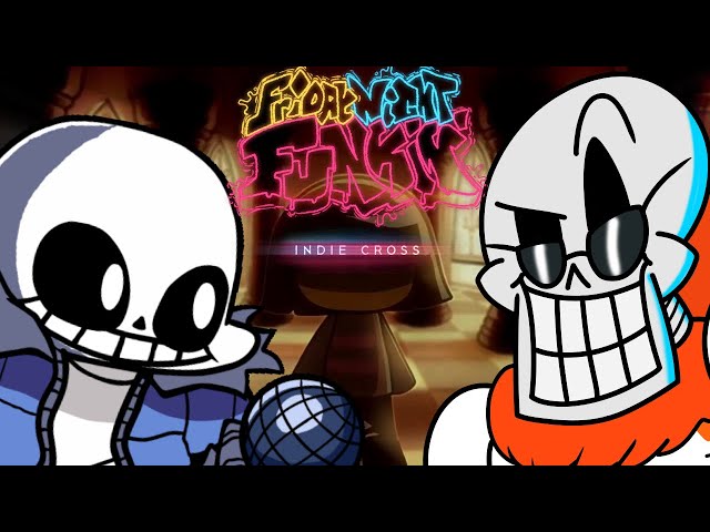 Playable Indie Cross Papyrus [Friday Night Funkin'] [Mods]