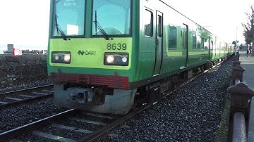 IE 8100 and 8520 Class Dart Trains - Dun Laoghaire, Dublin