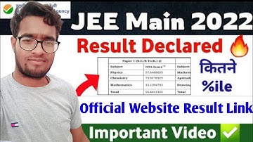 JEE Mains Result 2022 Analysis😍 | How to Analysis JEE Main 2022 Result | JEE Main 2022 Score Card