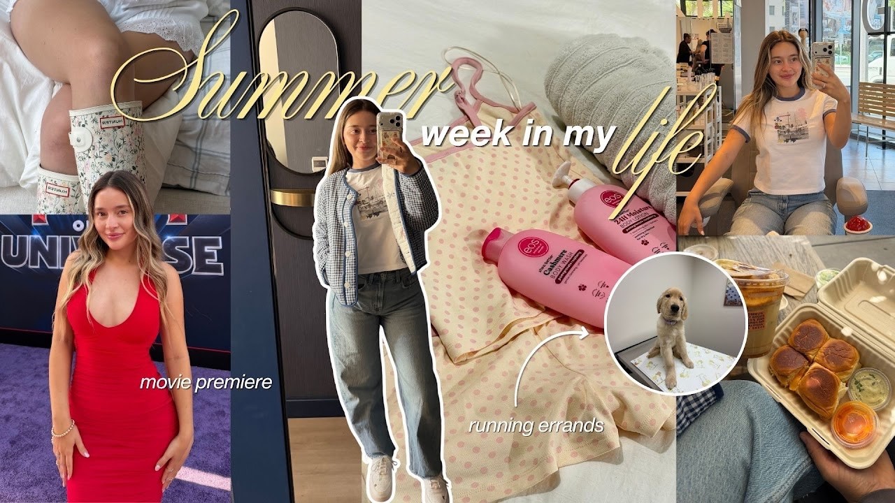a few days in my life *chaotic and busy* ⭐️ garden update, puppy vaccines, work trip