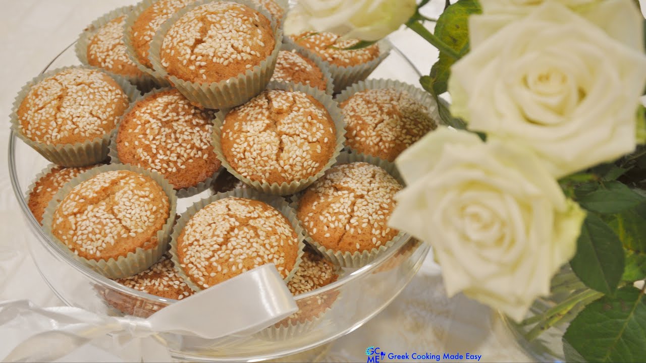 Fanouropita Cupcakes (for lost things) Gluten Free - Φανουρόπιτα σε Ατομικά Κεκάκια Χωρίς Γλουτένη | Greek Cooking Made Easy