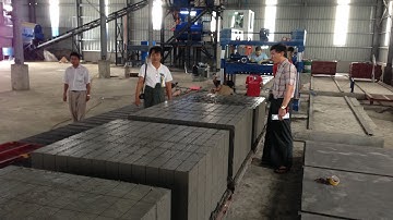 CLC block plant with wires cutting machine MasterCut - 3