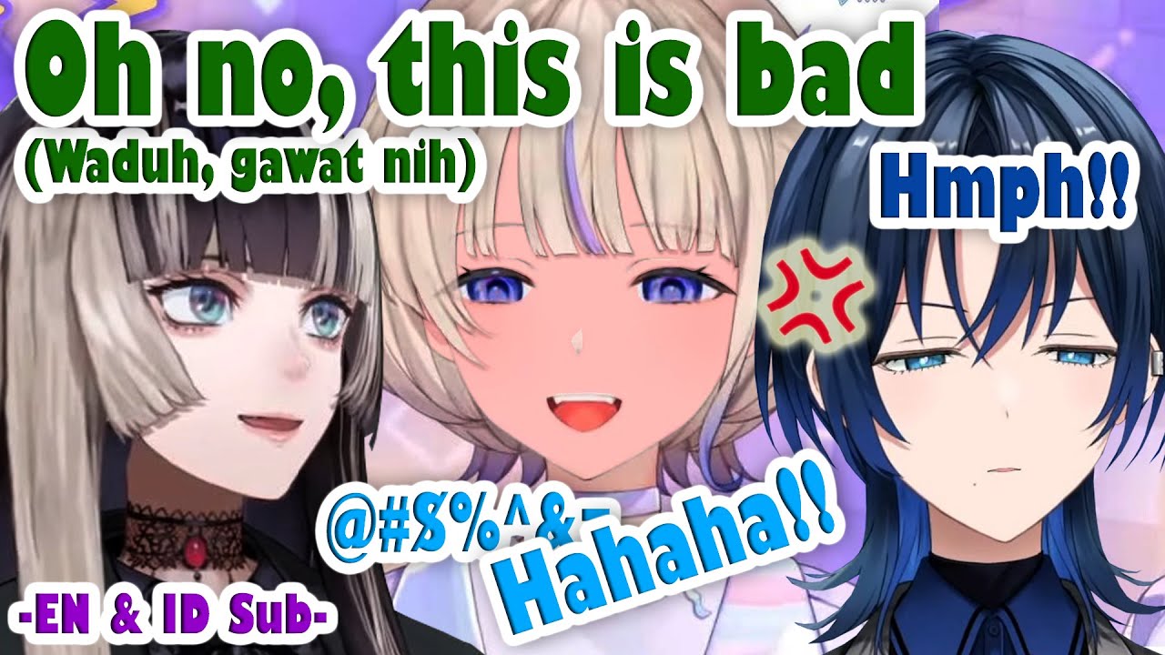 Hajime is Drunk on Stream, Kinda Pisses Off Ao, Makes Ao & Raden Seiza at Their OffCollab [Hololive]