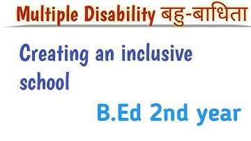 Multiple disability meaning, types, characteristics, causes || B.Ed 2nd year || Naveen Dahiya
