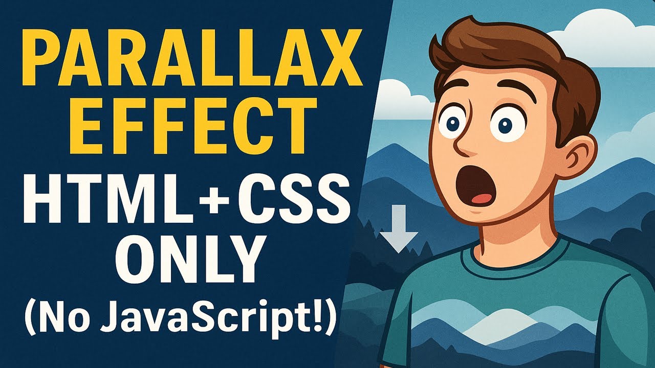 HTML CSS Parallax Effect Tutorial – No JavaScript, Just Stunning ...