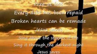 Video thumbnail of "Tim Hughes - Jesus saves (live) with lyrics"