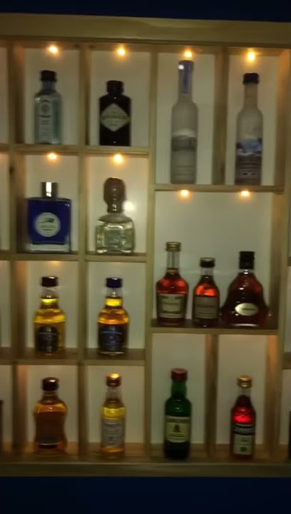 Collection miniatur botol.