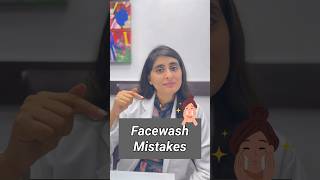 Face wash| Facewash mistakes| How to wash your face #shorts #skincare screenshot 4
