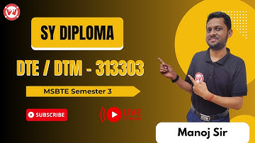 DTE | Special Lecture | SY DIPLOMA | K - Scheme 💻🚀
