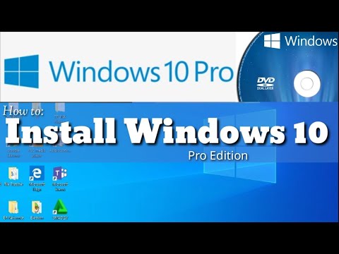 How to: Install Windows 10 Pro