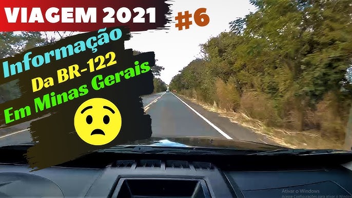 Ligação da BR-122 com a BR-251. Nesse vídeo mostro a ligação de duas i