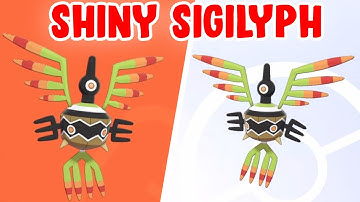 Shiny Sigilyph #561 in Pokémon Sword and Shield