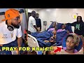 Davido adekunle gold boyspyce visits khaid in the hospital as he struggles for his life