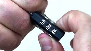 How To Unlock Tsa 3 Dial Ck