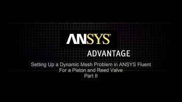 Ansys Fluent Tutorial // Setting Up The Dynamic Mesh Problem For a Piston and Reed valve PART 2