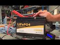 cheap eBay 100 ah lithium 12v battery capacity retest