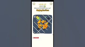 Brain Teaser, Level 117. Where do you park your car? 🚘🚗🚖🚔. #GamePlay