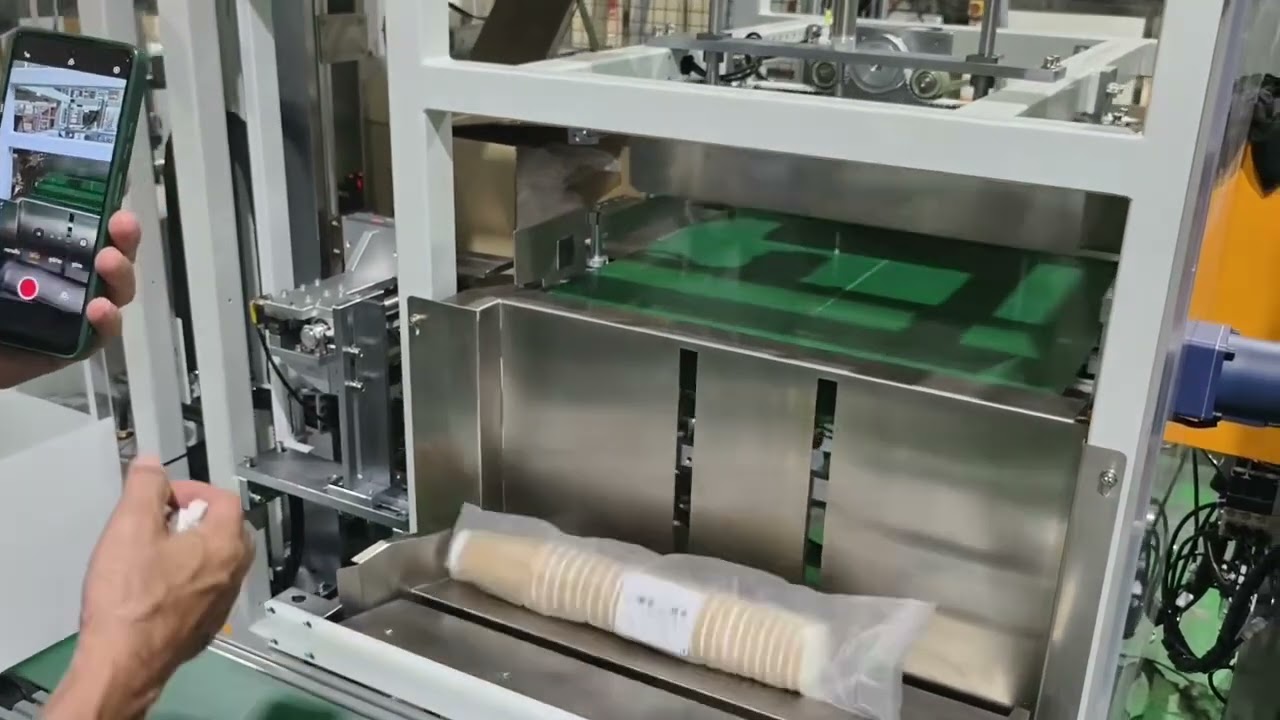 NewTop-168S9 double wall paper cup production scheme, coffee cup making machine and packaging